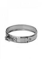 Хомут обжимной Ф 210 под растяжку СОСТАВНОЙ