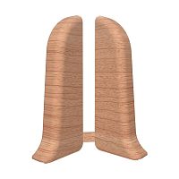 Заглушка для плинтуса "Идеал" Вишня темная (уп.50шт)