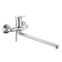 R31263F Rainsberg Смеситель для ванны одноручковый с L-изливом, Ø35 (Zn) хром