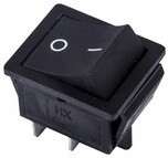 REXANT выкл. клавишный 250V 15А (4с) черный б/фиксатора (RWB-501, SC-767) 36-2380