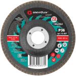 Круг лепестковый торцевой GreatFlex Light P40 125 х 22,2 мм 71-838