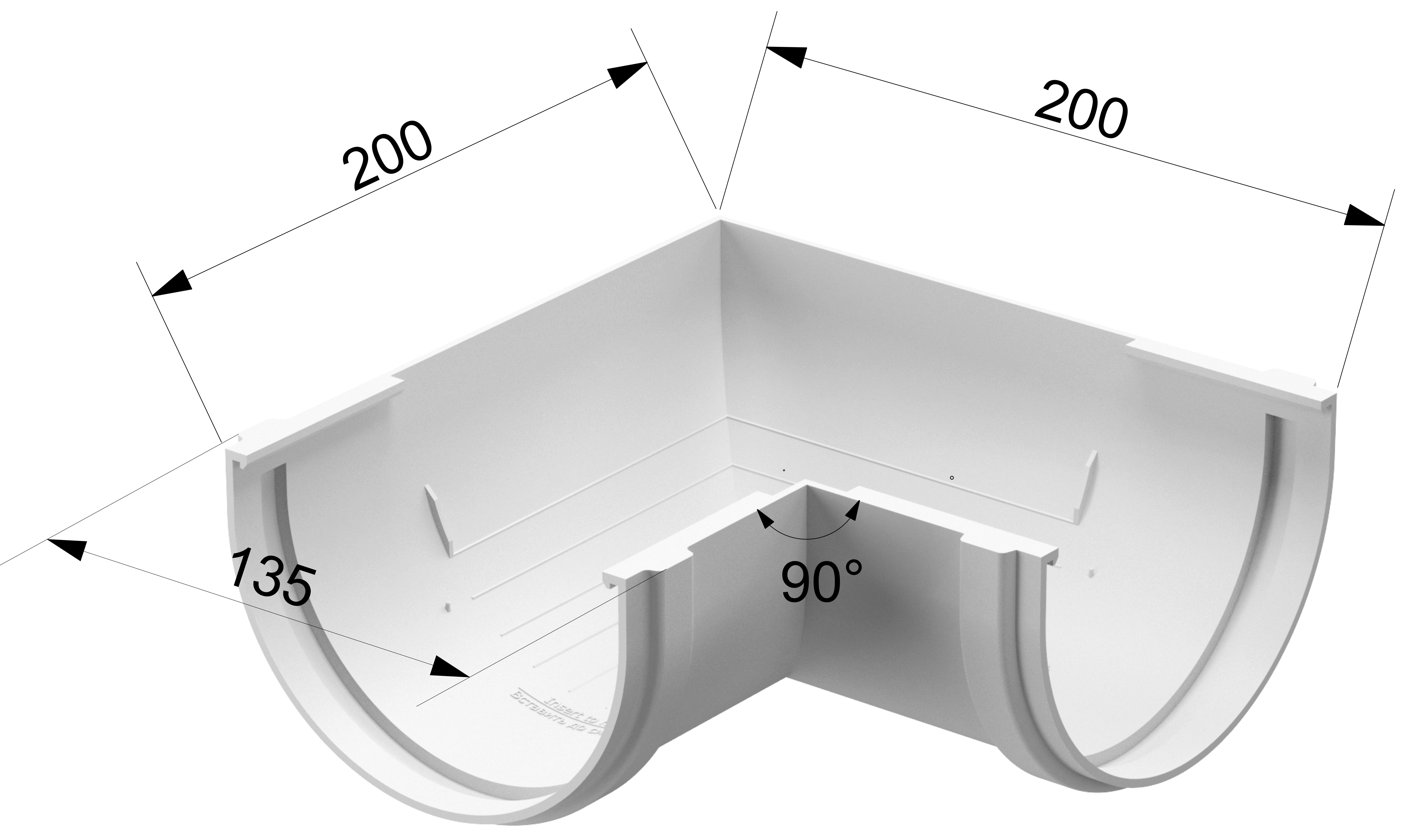 Угол 90 2 какой. Docke угловой элемент 90 градусов. Угол желоба ПВХ белый 120-145. Угловой элемент 90гр пломбир. Угловой элемент 90гр внешний Docke Standart 120/80 белый 11шт/уп.