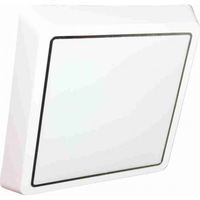 Светильник накладной LEEK LED-10w/6000K/IP20 900Lm, пластик, белый квадратный