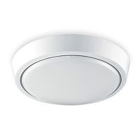 Светильник ИПО, Marella, SBL-R WH/WH, LED-16w/6400K/IP44 1568Lm, пластик, белый/белый