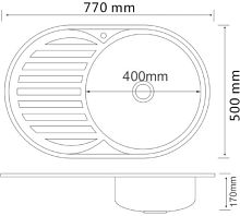 MD6-7750OVR Кухонная мойка