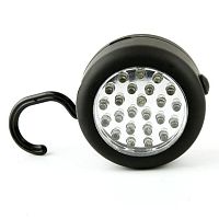 Фонарь VITO Led 24 LED, 3хААА батареи, черный крючок  к 520020