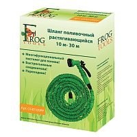 Шланг растягивающийся 10-30м FROGTOOLS (с пистол., адаптер,соединитель) NEW