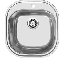 Мойка кухонная врезная, Ukinox, Галант, нерж сталь, 465х488 мм, GAM465.488 -GT6K 0C