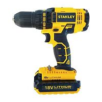 Дрель акк. Stanley SCD20S2K-RU 18V 1.5A/h Li-ion 2акк.