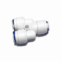 Фитинг тройник для трубки 6 мм под 180 градусов