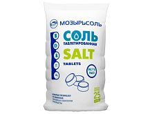 Соль таблетированная 25кг "Полесье" МозырьСоль