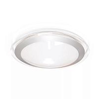 Светильник ИПО, Marella, SBL-R WH/WH, LED-25w/5000K/IP44 2300Lm, пластик, белый/прозрачный.