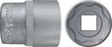 Головка торцевая FIT 1/2" 12 мм 6-гранная CrV 62042 