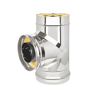 Сэндвич-тройник Нерж+Нерж (AISI 430/0,8мм) д.115х200