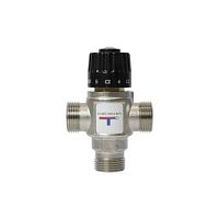 Клапан термосмесительный 1'' нар/нар/нар боковое смешение 35-60 град VRT