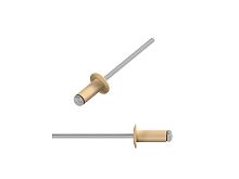 Заклепка 3,2х8 алюм/сталь RAL 1014(слоновая кость)