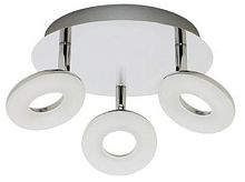 Светильник ИПО, HOROZ, SBL-R СН, LED-3х5w/3000K/IP44 300Lm, металл, хром