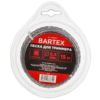 Корд триммерный Bartex 2,4 мм Витая, двухкомп. 15 м 359843