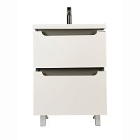 Комплект 60 Тумба Vesta 60 №4 + ум.Como60 белый/графит Pur-клей