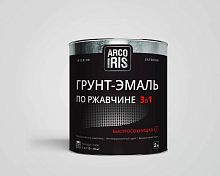 Грунт-эмаль 3в1 ARCO IRIS зеленая. 1,9кг