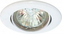 Светильник ИВО, Feron, DL110/DL3302 WH/WH, LED-3w GU4 MR-11, металл, поворотный, белый/белый