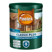 Пропитка PINOTEX CLASSIC PLUS Красное дерево. 1л