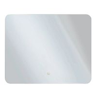 Зеркало Мария 120x80 лайт прямоугольное с LED подсветкой (2 варианта навеса)