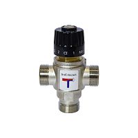 Клапан термосмесительный 1'' нар/нар/нар боковое смешение 20-45 град VRT