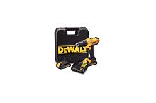 Дрель акк. DeWalt DCD-710 С2 10-10,8V 25Нм 2*1,3Li 177282