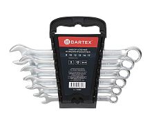 Набор ключей комбинир. BARTEX 8-17 мм Матовый хром CrV 169989