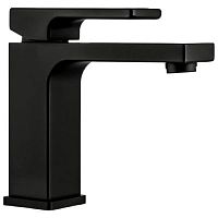 ЛЮКС 1017- 6 G Ф35 Смеситель для раковины ЧЕРНЫЙ с гайкой (однорычажный)