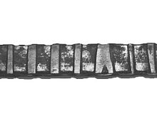 Прокат Квадрат ■12мм L3100мм, с насечками, арт. 12Д3 (шт)