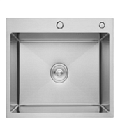 T76050L OUTE Мойка для кухни 50*60, (SUS-304), САТИН + Сифон