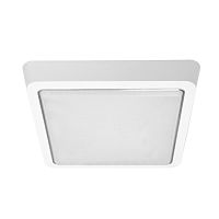 Светильник ИПО, Marella, SBL-S WH/WH, LED-17w/6400K/IP44 1450Lm, пластик, белый/белый