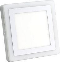 Панель ИПО, Smartbuy, SBL-S WH, LED-13w/6500K/IP20 1040Lm, пластик/металл, белый