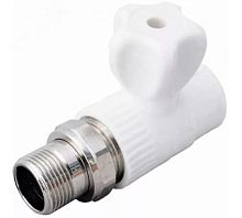 Кран ППР VT для подключ. радиатора прямой 20х1/2   717 (5/90)