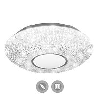 Светильник ИПО, Estares, SBL-R WH, LED-32w/4400K/IP20 300-2720Lm, акрил/пластик, декор.прозрачный/се