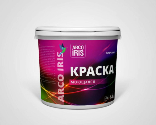 Краска Моющаяся ARCO IRIS. 14кг